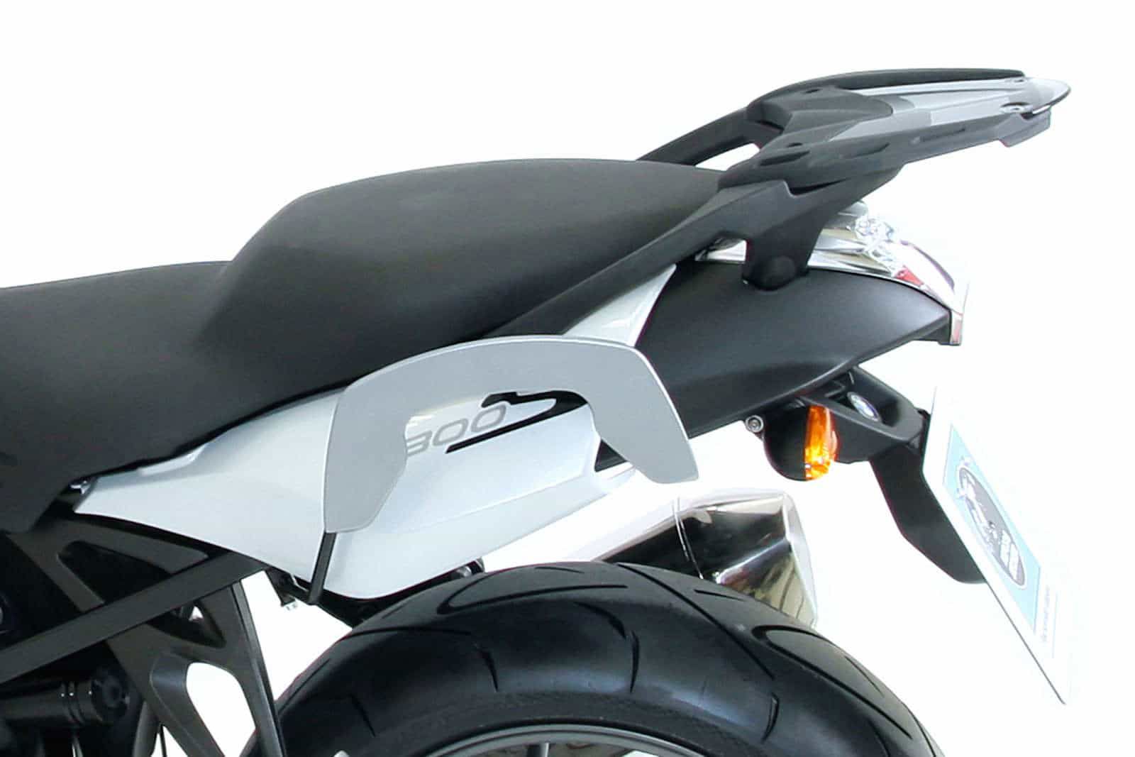 Hepco & Becker C-Bow pannier rack set black for BMW K1200R from 2005 to 2008 K1300R from 2009 to 2016