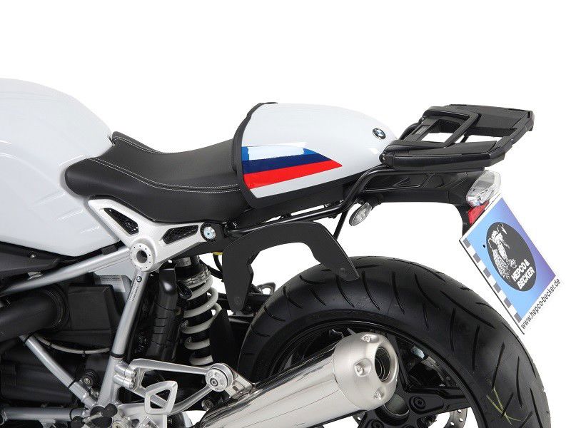 Hepco & Becker C-Bow pannier rack set black for BMW R nineT Racer from 2017