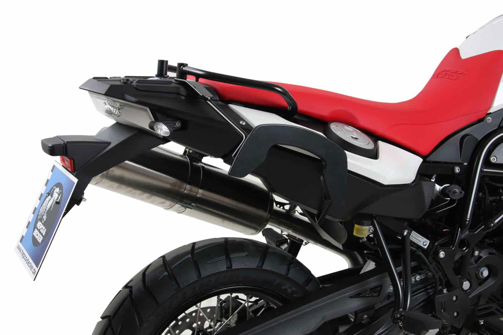 Hepco & Becker C-Bow pannier rack set black for BMW F650GS / F700GS / F800GS