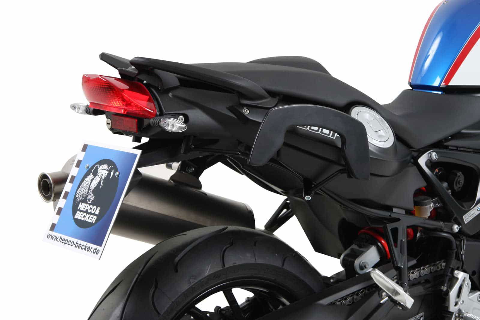Hepco & Becker C-Bow pannier rack set black for BMW F800R from 2009 to 2014