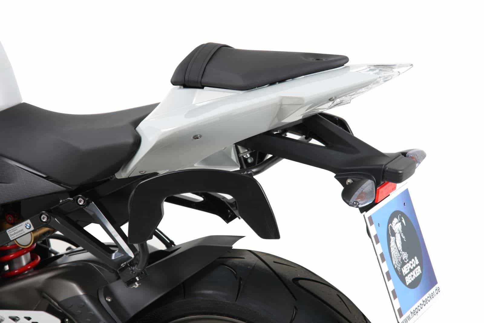 Hepco & Becker C-Bow pannier rack set black Lock-it for BMW S1000RR from 2012 to 2014