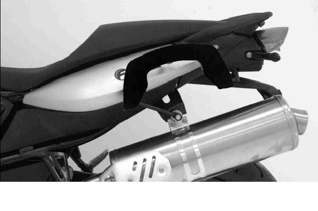 Hepco & Becker C-Bow pannier rack set black for BMW F800GT from 2013 to 2019
