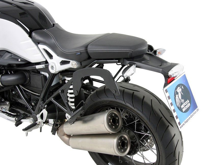 Hepco & Becker C-Bow pannier rack set black for BMW R NineT from 2014