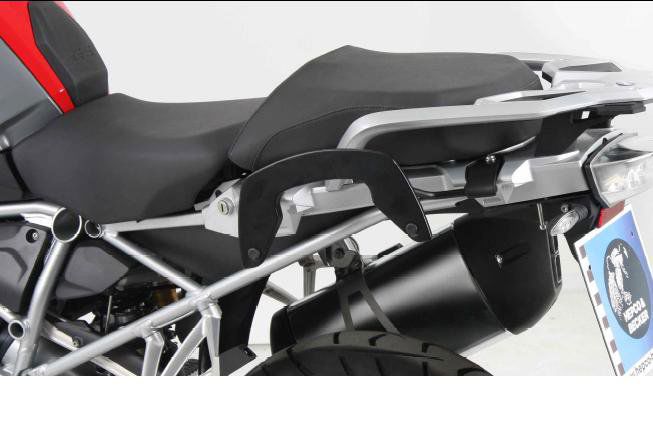 Hepco & Becker C-Bow pannier rack set black for BMW R1200GS LC Adventure from 2014 to 2018