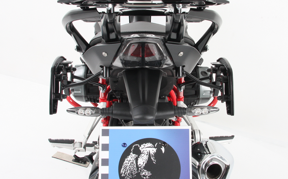 Hepco & Becker C-Bow pannier rack set black for BMW R1200R from 2015 to 2018