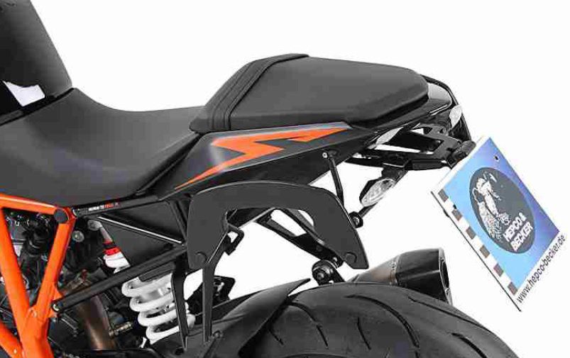 Hepco & Becker C-Bow pannier rack set black for KTM 1290 Superduke from 2014 to 2019