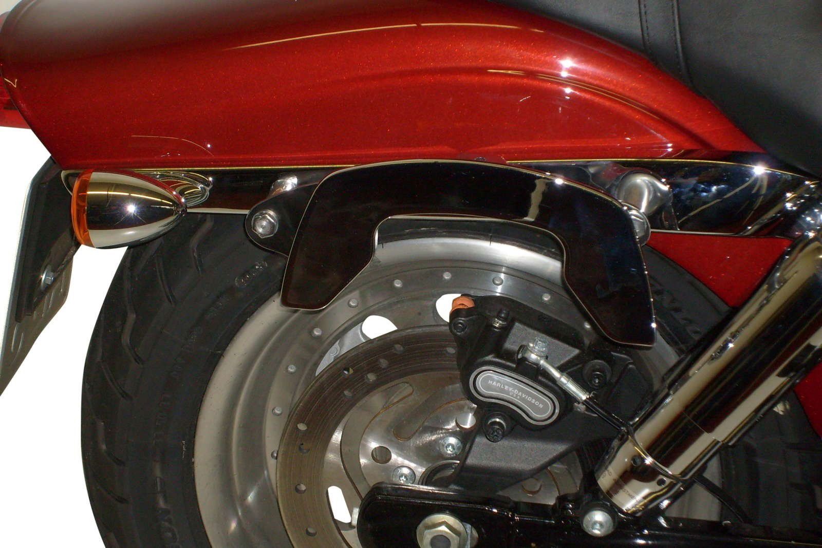 Hepco & Becker C-Bow pannier rack set chrome for Harley Davidson Dyna Fat Bob