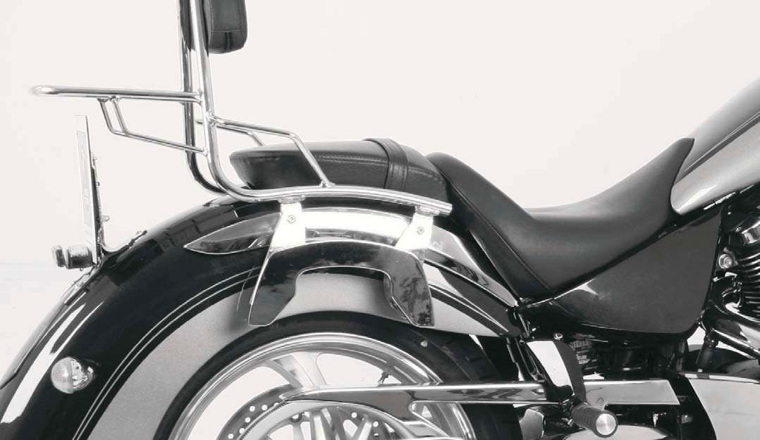 Hepco & Becker C-Bow custom pannier rack set chrome for Victory Kingpin