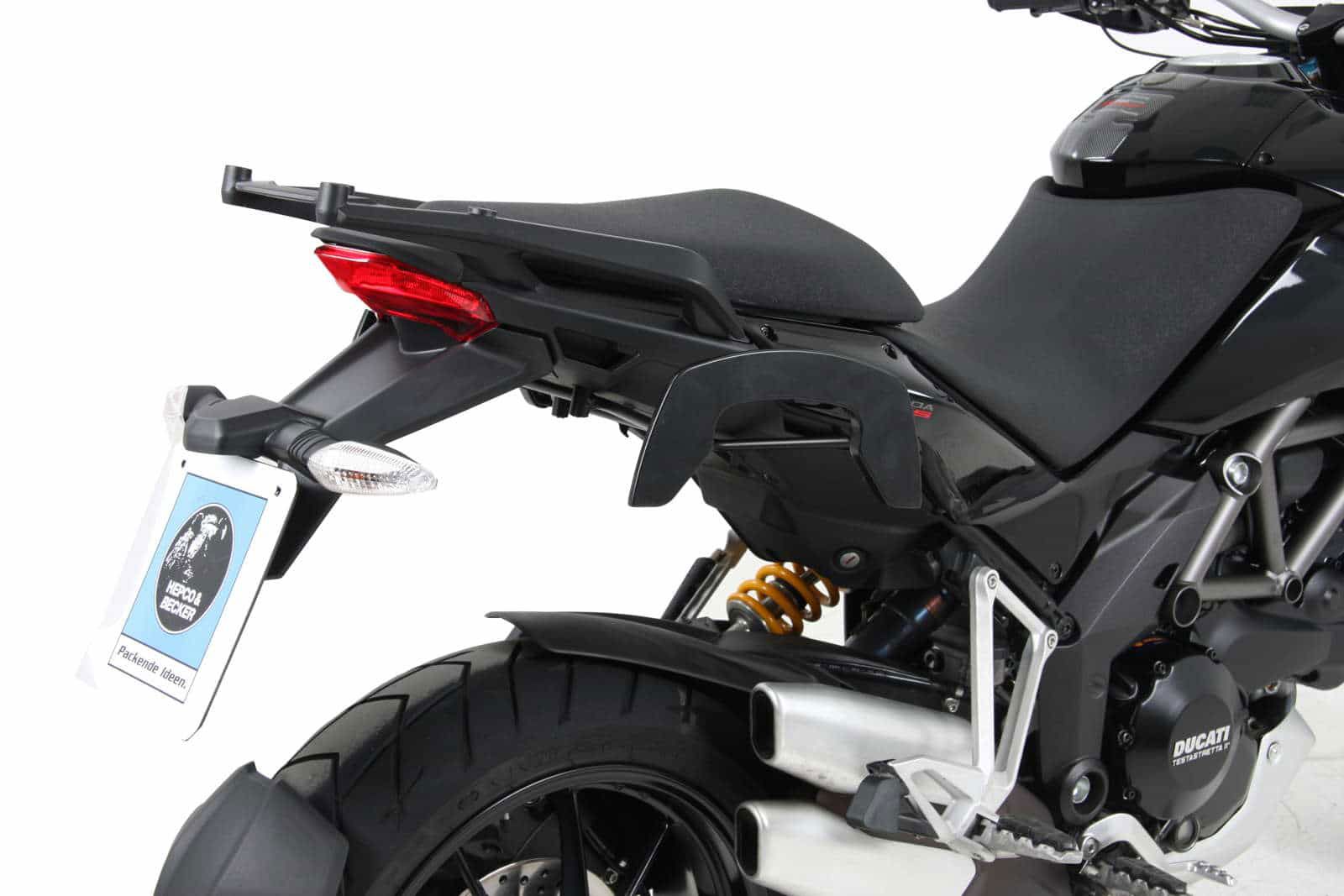 Hepco & Becker C-Bow pannier rack set black for Ducati Multistrada 1200 S/T ABS from 2010 to 2014