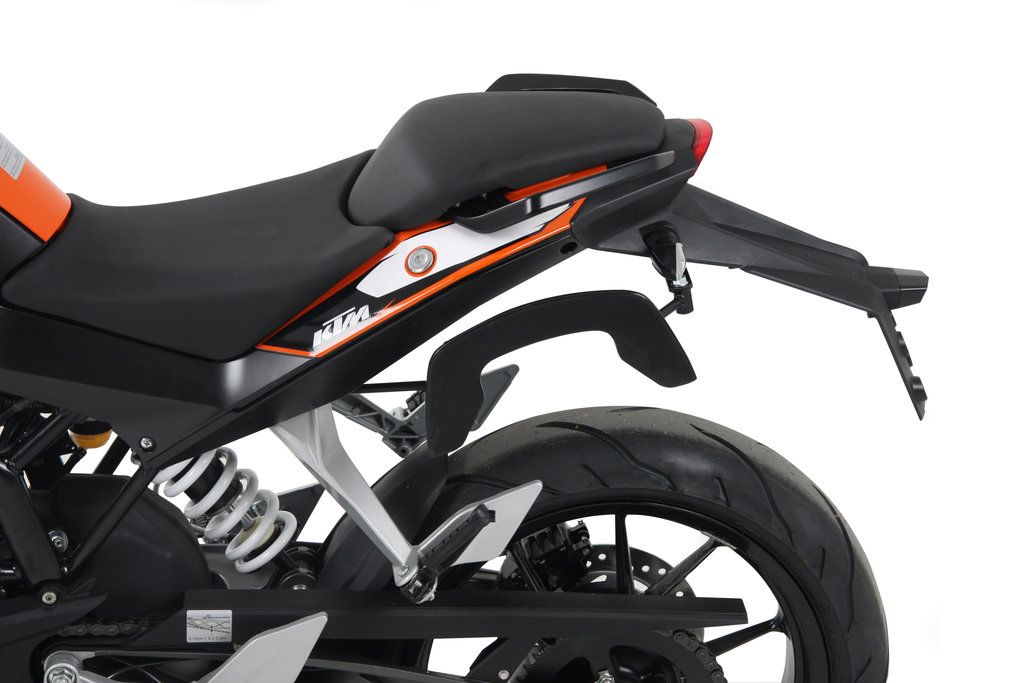 Hepco & Becker C-Bow pannier rack set black for KTM 125 Duke / 200 Duke from 2011 to 2016