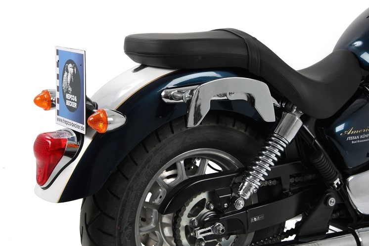 Hepco & Becker C-Bow custom pannier rack set chrome for Triumph Bonneville America / Speedmaster from 2011