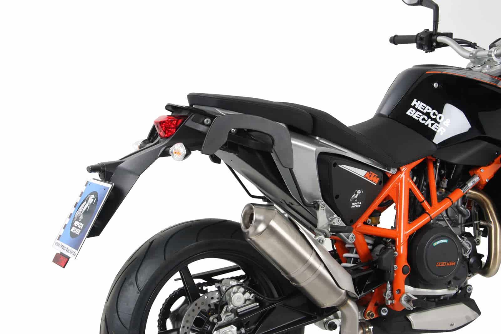 Hepco & Becker C-Bow pannier rack set black for KTM 690 Duke from 2012