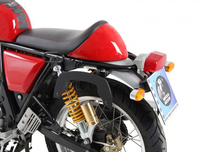 Hepco & Becker C-Bow pannier rack set black for Royal Enfield Continental GT 535 from 2013 to 2018