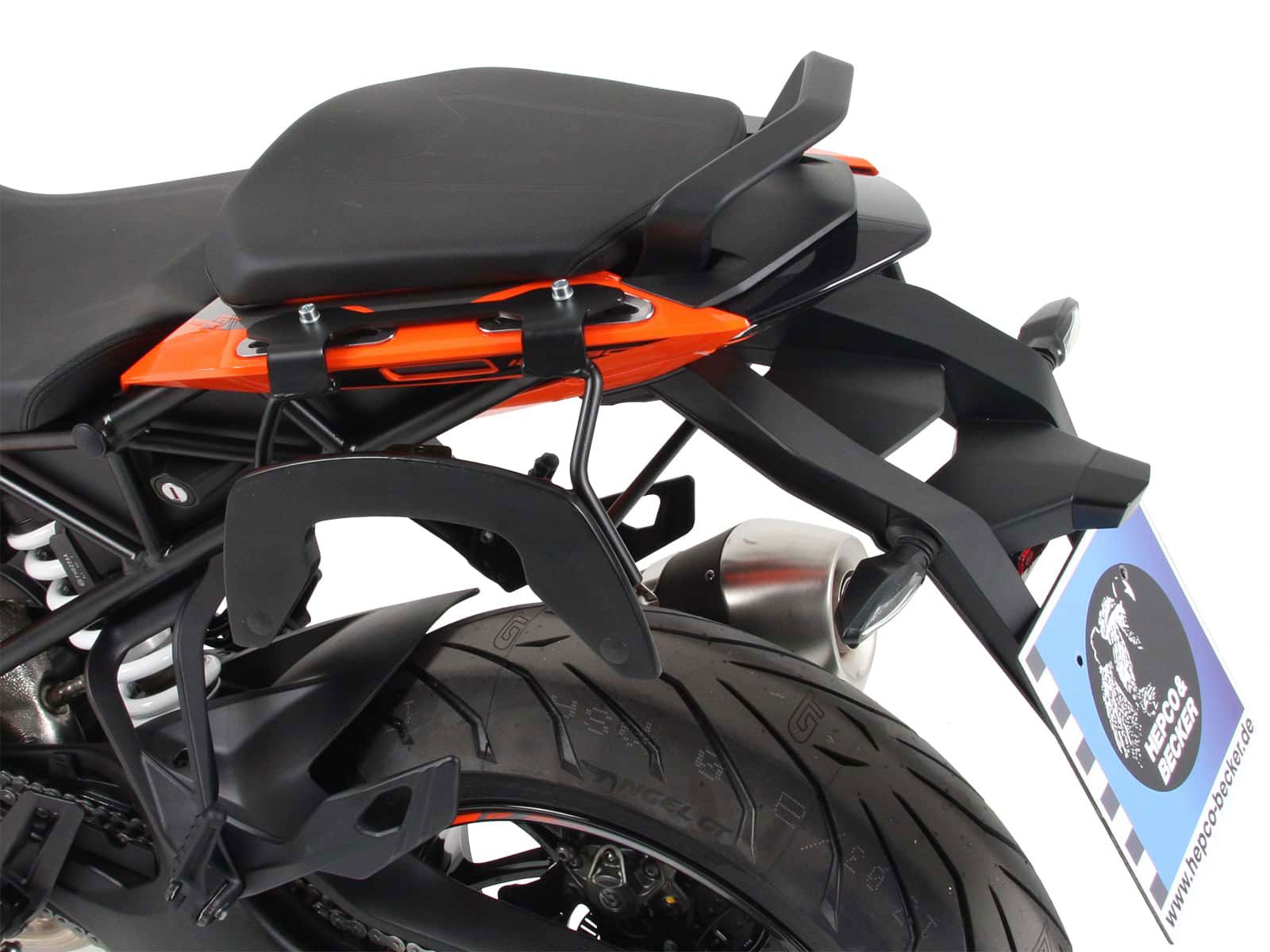 Hepco & Becker C-Bow pannier rack set black for KTM 1290 Superduke GT from 2016 to 2018