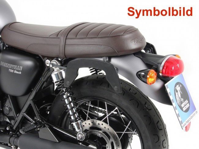 Hepco & Becker C-Bow pannier rack set chrome for Triumph Bonneville T120 from 2016-