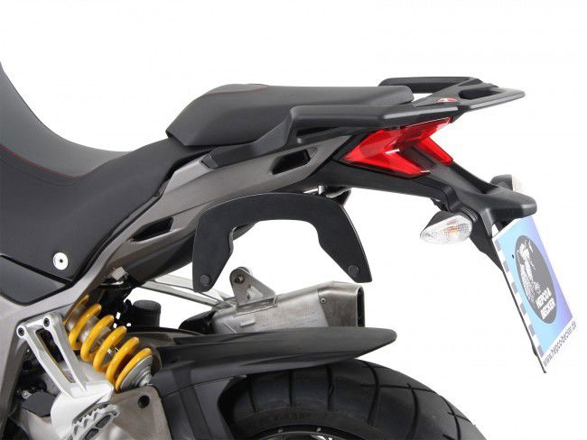 Hepco & Becker C-Bow pannier rack set black for Ducati Multistrada 1200 Enduro from 2016 to 2018