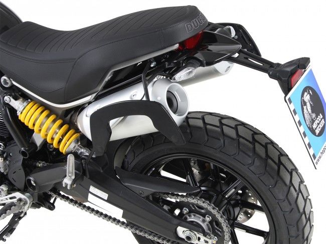 Hepco & Becker C-Bow pannier rack set black for Ducati Scrambler 1100 / Special / Sport from 2018 to 2020