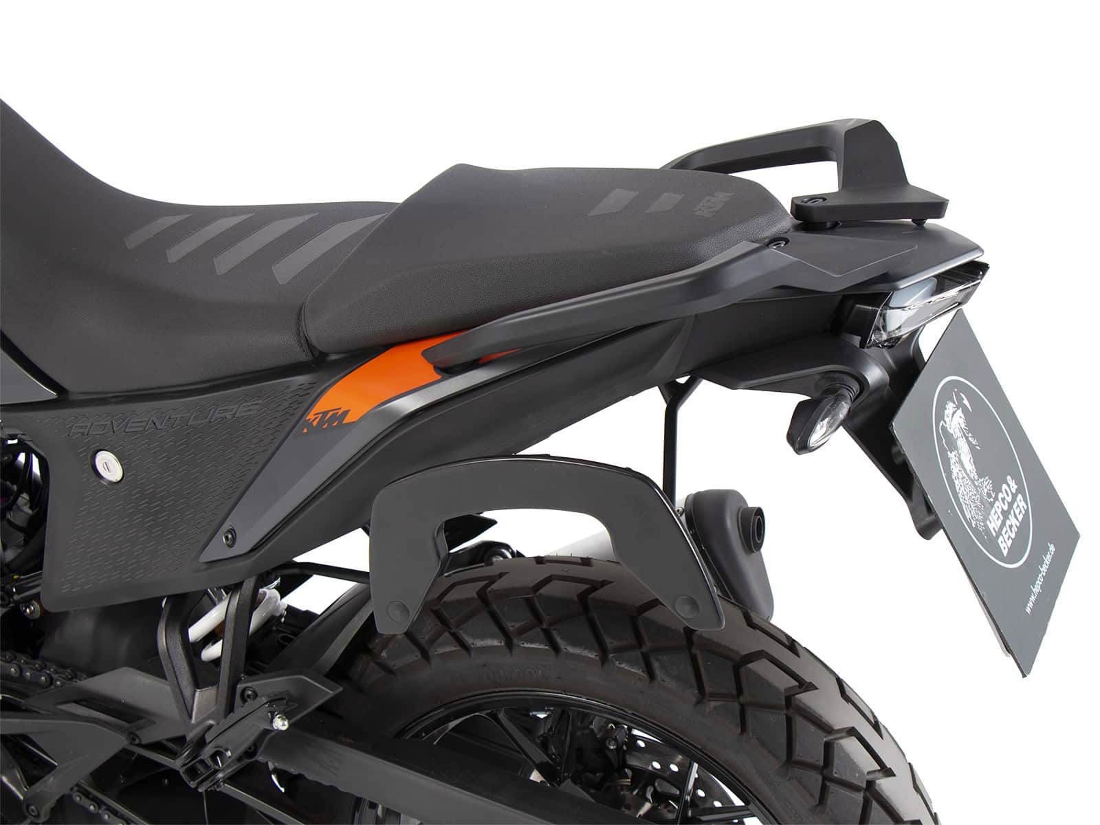Hepco & Becker C-Bow pannier rack set black for KTM 390 Adventure from 2020