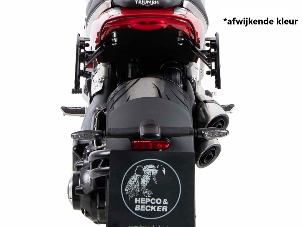 Hepco & Becker C-Bow pannier rack set chrome for Triumph Rocket 3 R / GT from 2020