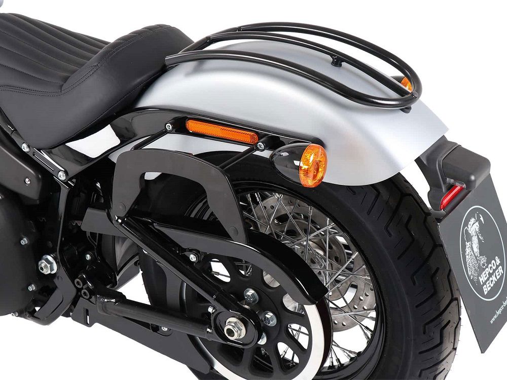 Hepco & Becker C-Bow pannier rack set black for Harley Davidson Softail Standard from 2020