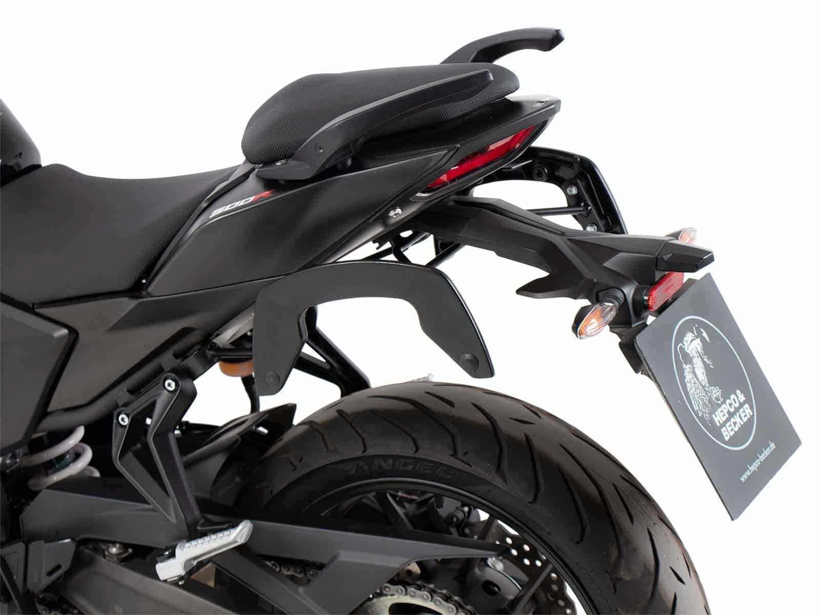 Hepco & Becker C-Bow pannier rack set black for Voge 500R from 2020