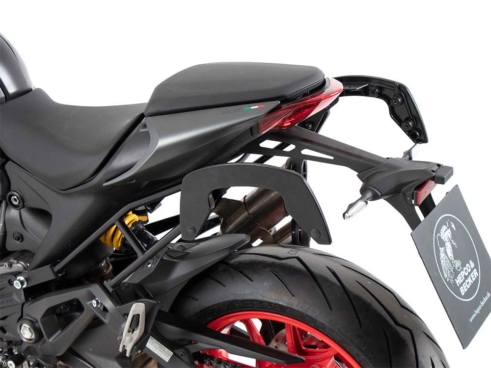 Hepco & Becker C-Bow pannier rack set black for Ducati Monster 950 / Plus from 2021