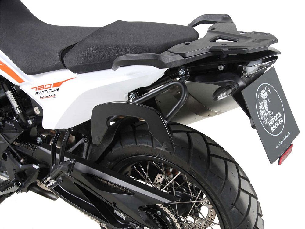 Hepco & Becker C-Bow pannier rack set black for KTM 890 Adventure/R/Rally from 2021 to 2022