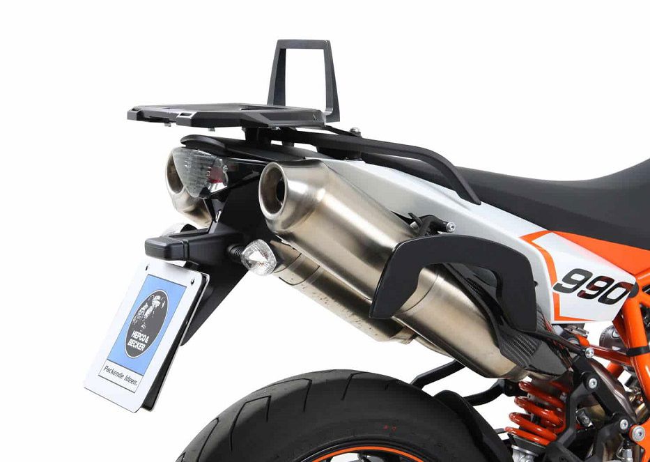 Hepco & Becker C-Bow pannier rack set black for KTM 990 Supermoto/R from 2011