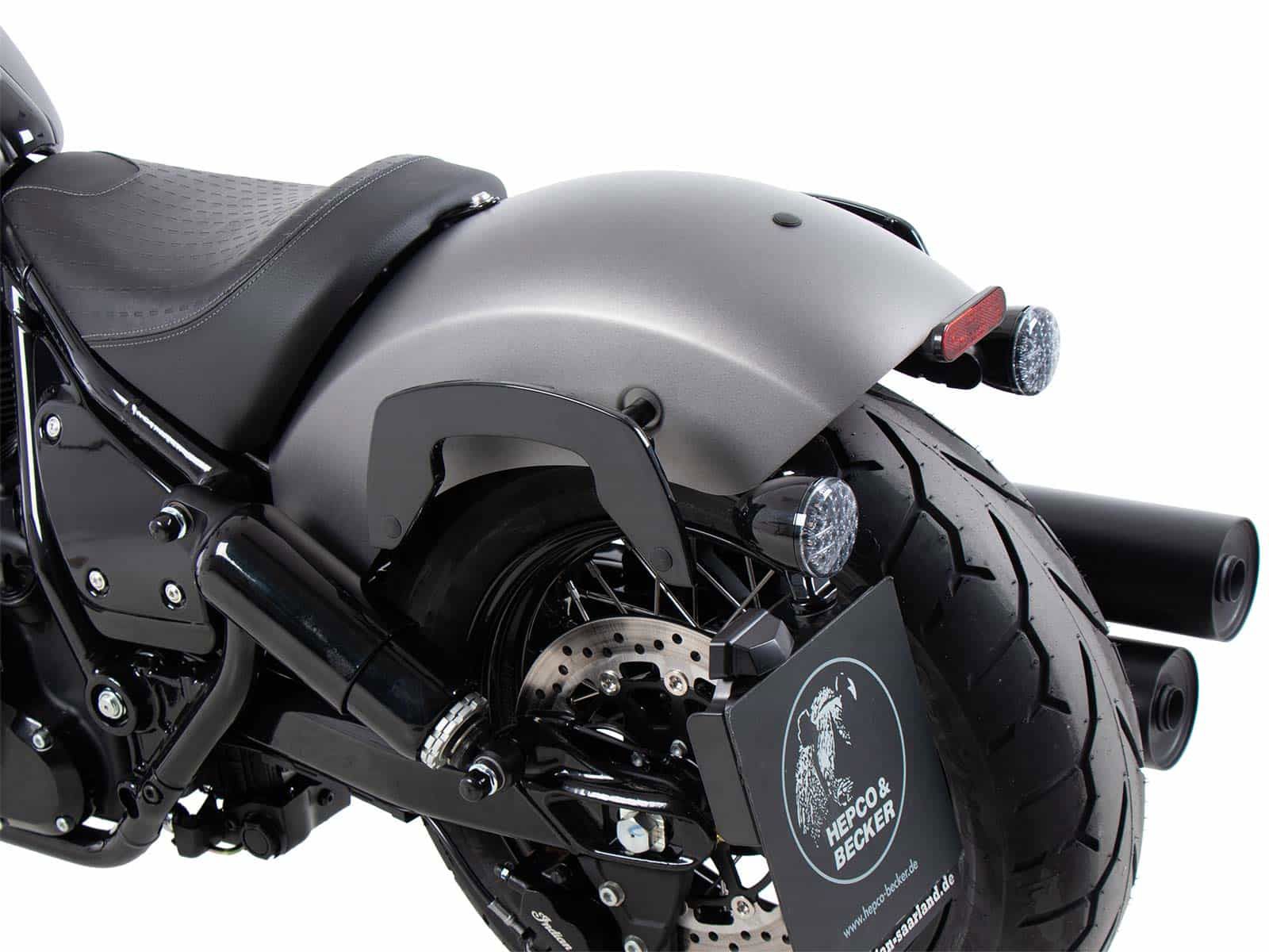 Hepco & Becker C-Bow pannier rack set black for Indian Chief Bobber/Dark Horse from 2022