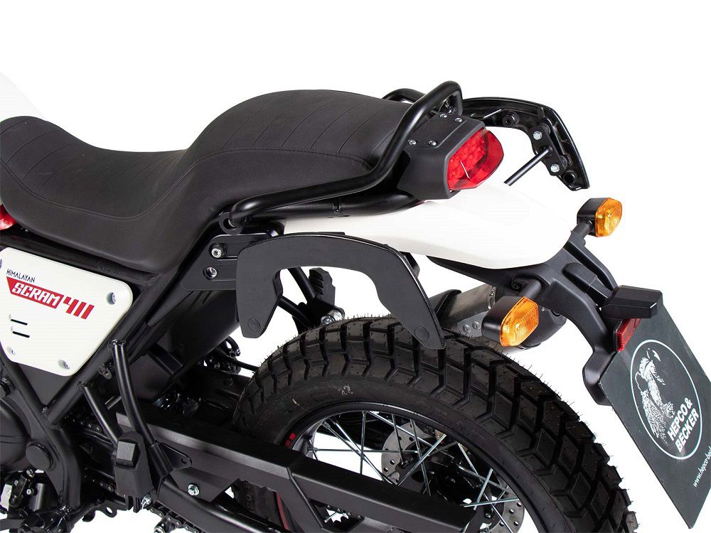 Hepco & Becker C-Bow pannier rack set black for Royal Enfield Scram 411 from 2022