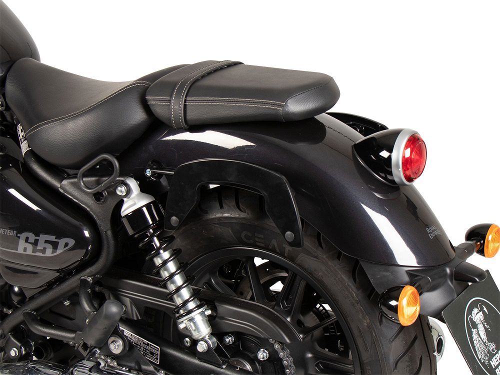 Hepco & Becker C-Bow pannier rack set black for Royal Enfield Super Meteor 650 from 2023