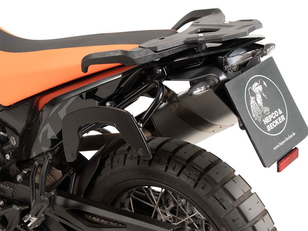Hepco & Becker C-Bow pannier rack set black for KTM 790 Adventure from 2024