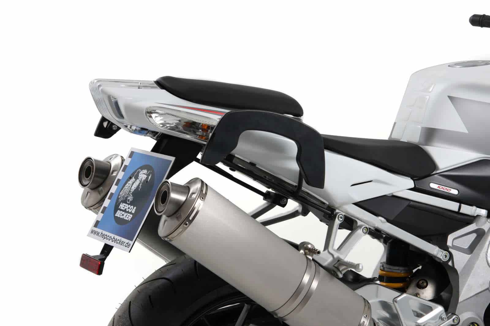 Hepco & Becker C-Bow pannier rack set black for Aprilia TUONO/ Factory from 2009 to 2011