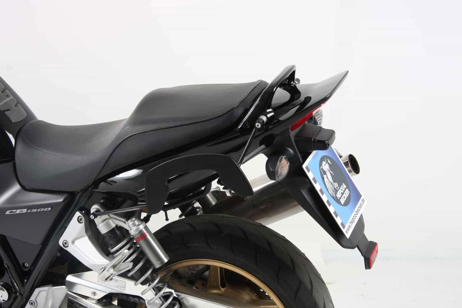 Hepco & Becker C-Bow pannier rack set black for Honda CB1300 from 2003 to 2009