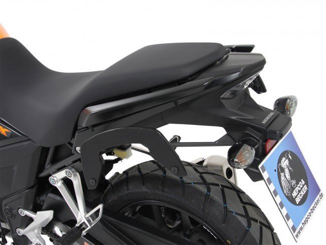Hepco & Becker C-Bow pannier rack set anthracite for Honda CB500X from 2017 to 2018