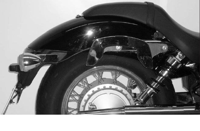 Hepco & Becker C-Bow custom pannier rack set chrome for Honda VT750DC Shadow Spirit from 2007