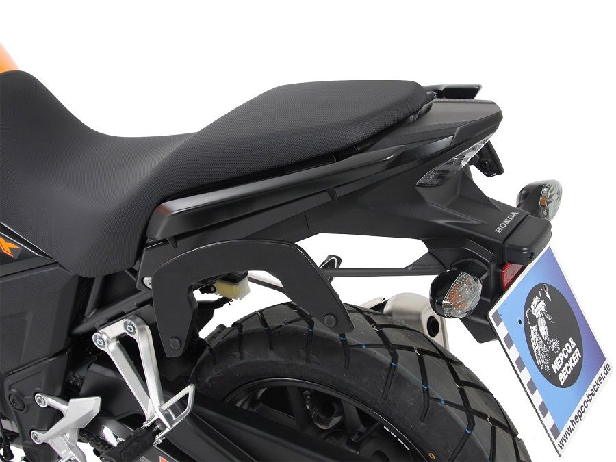 Hepco & Becker C-Bow pannier rack set anthracite for Honda CB500X from 2019