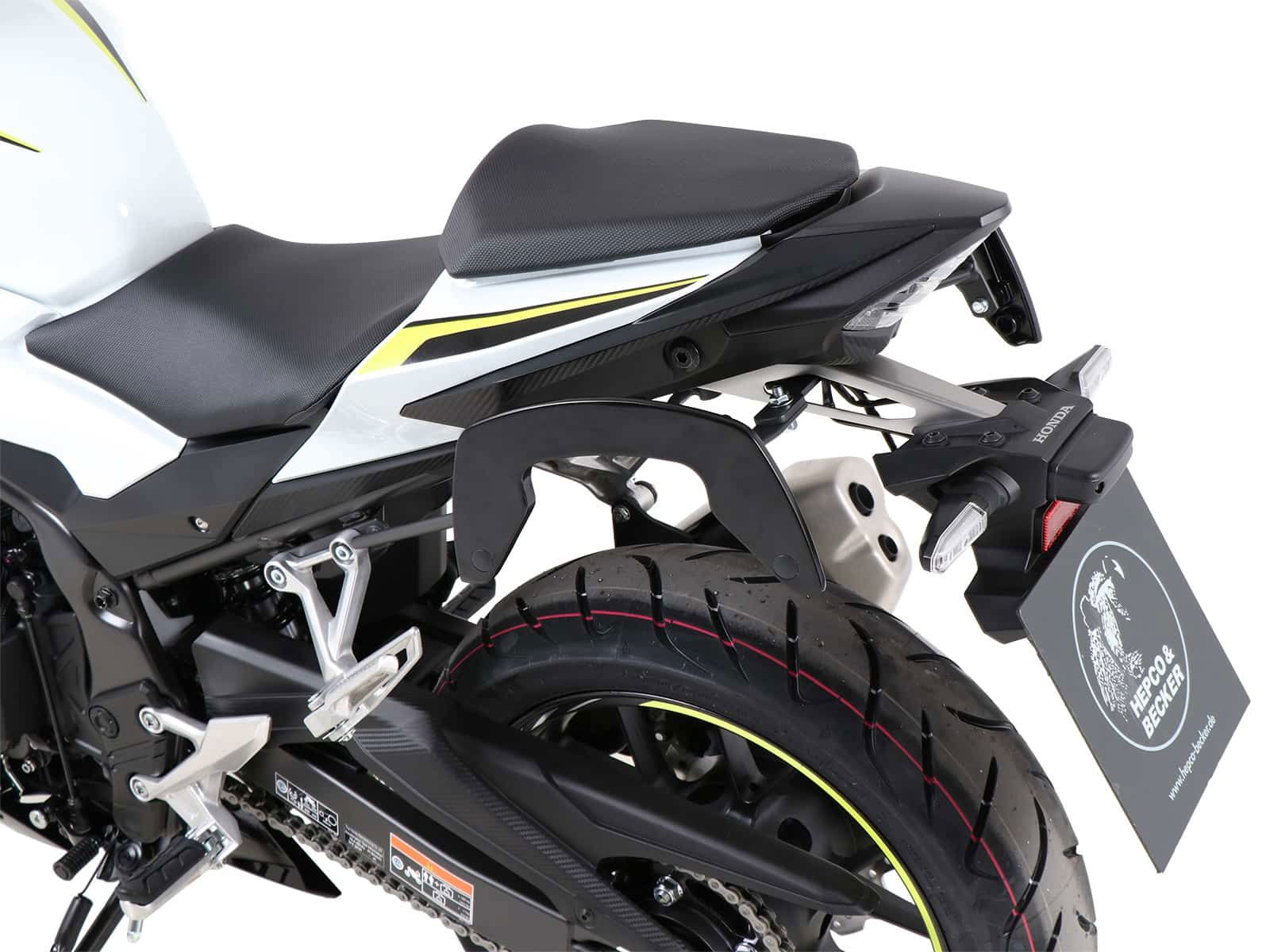 Hepco & Becker C-Bow pannier rack set anthracite for Honda CBR500R 19-23