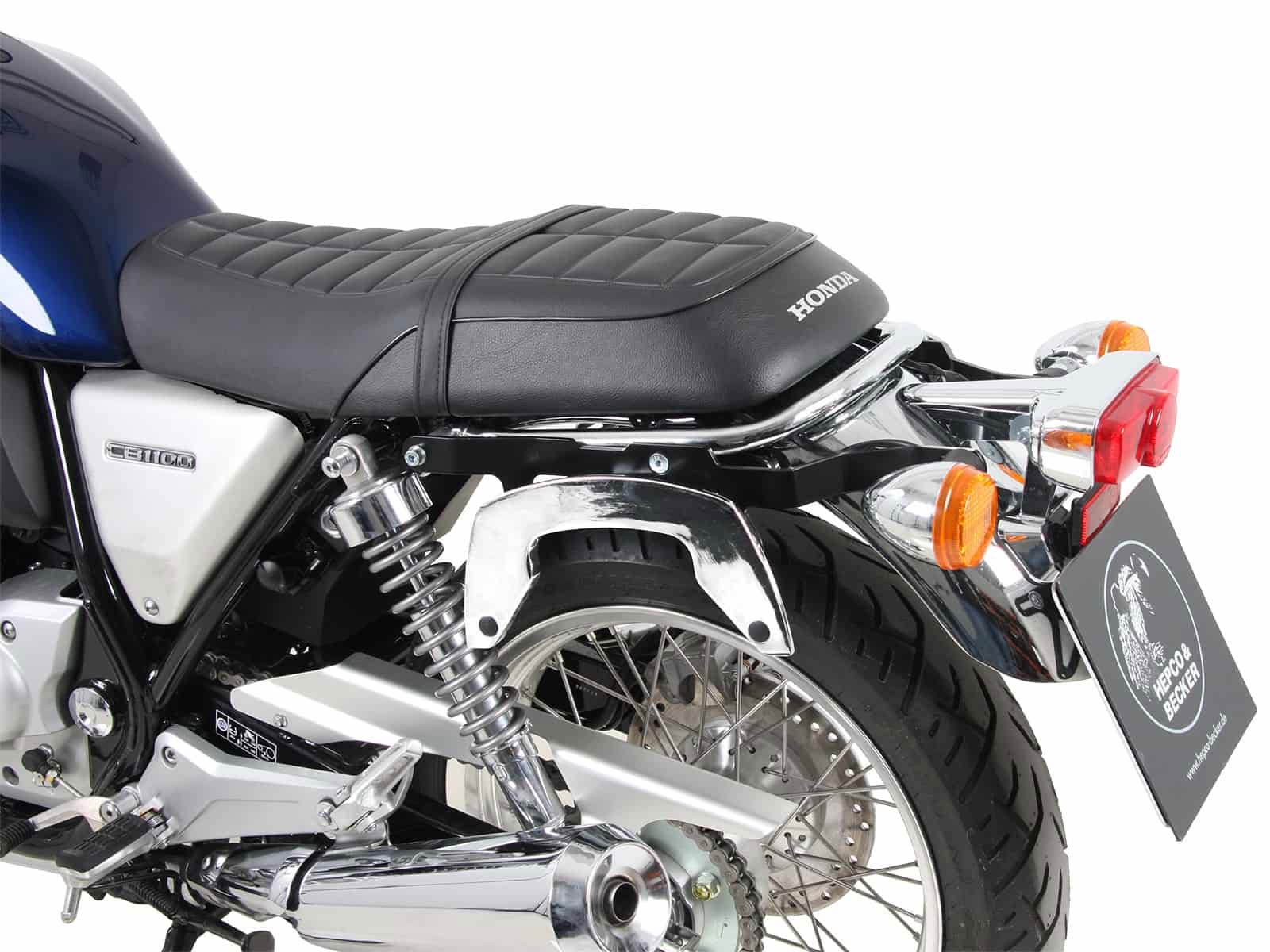 Hepco & Becker C-Bow pannier rack set chrome for Honda CB1100EX 17-20