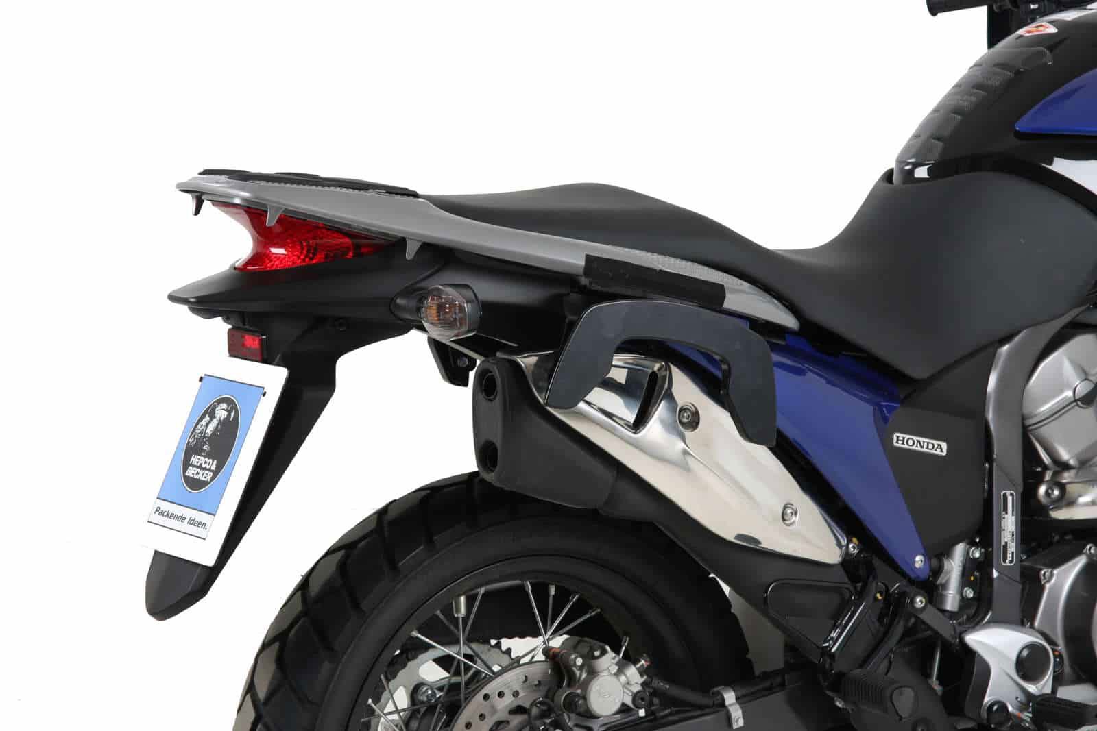Hepco & Becker C-Bow pannier rack set black for Honda XL700V from 2008 to 2012
