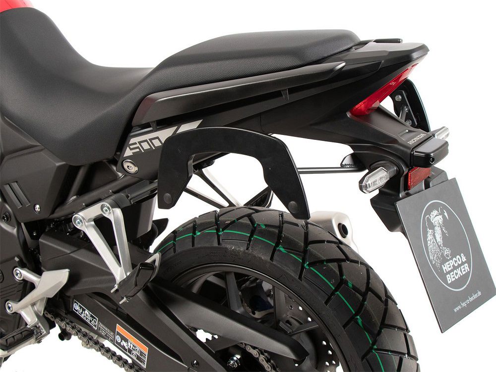 Hepco & Becker C-Bow pannier rack set anthracite for Honda NX500 from 2024