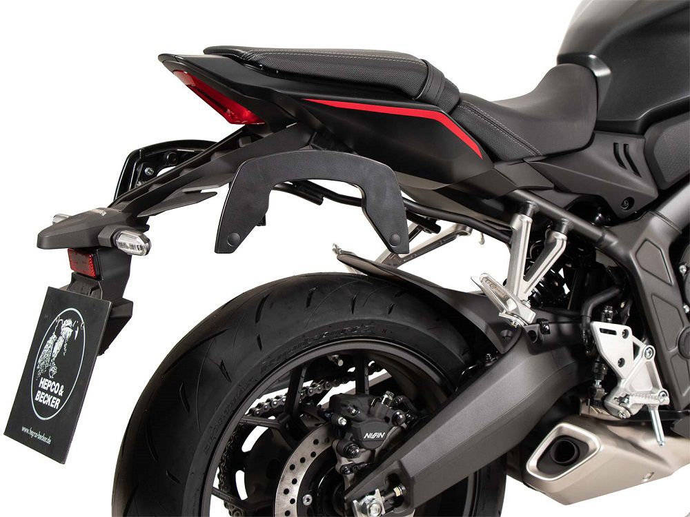 Hepco & Becker C-Bow pannier rack set anthracite for Honda CBR650R from 2024