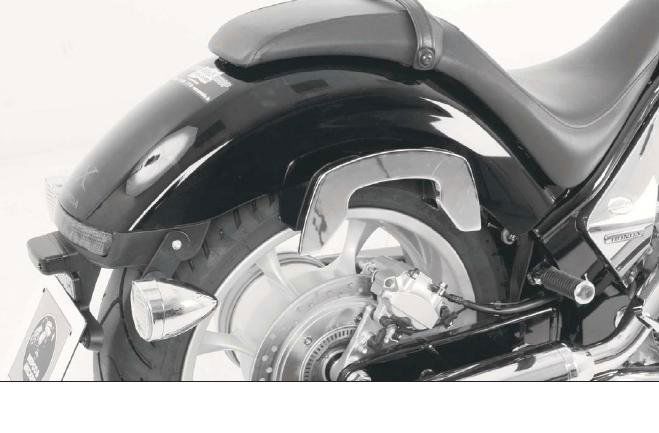 Hepco & Becker C-Bow custom pannier rack set chrome for Honda VT1300CX ABS from 2010