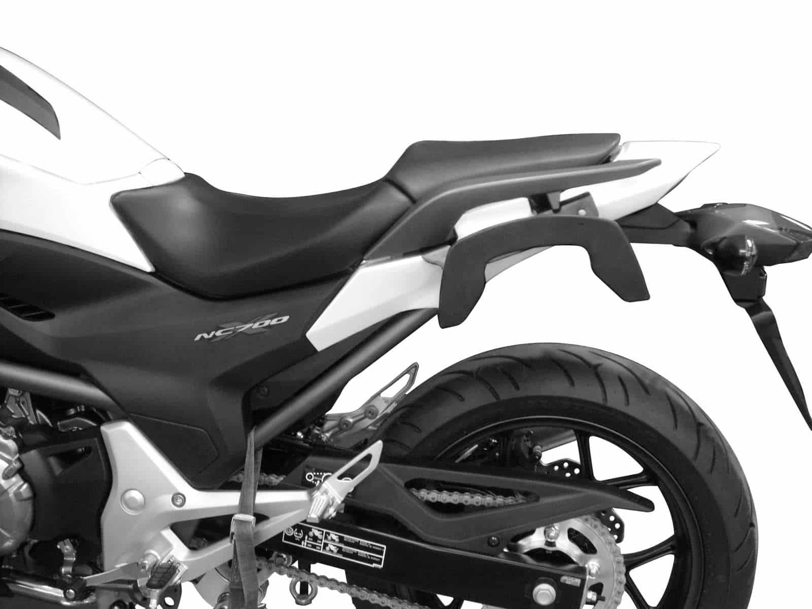 Hepco & Becker C-Bow pannier rack set black for Honda NC700S from 2012 to 2013 / NC750S from 2014