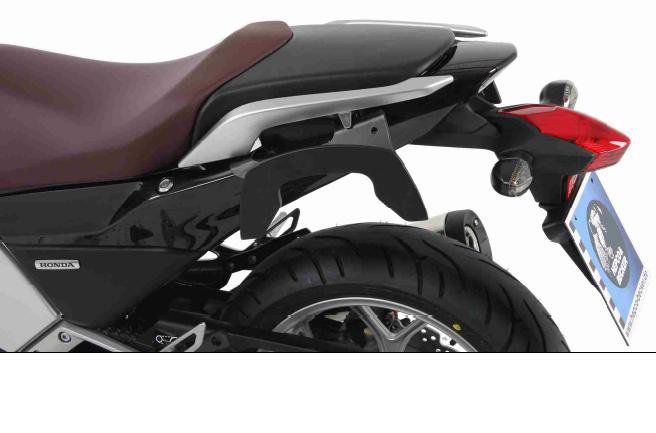 Hepco & Becker C-Bow pannier rack set black for Honda NC700D from 2012 to 2013