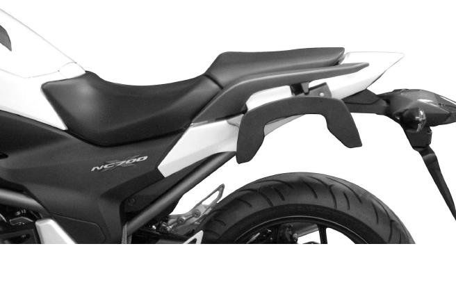 Hepco & Becker C-Bow pannier rack set black for Honda NC700X from 2012 to 2013 / NC750X from 2014 to 2020