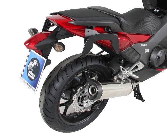 Hepco & Becker C-Bow pannier rack set black for Honda NC750D Integra from 2014 to 2015