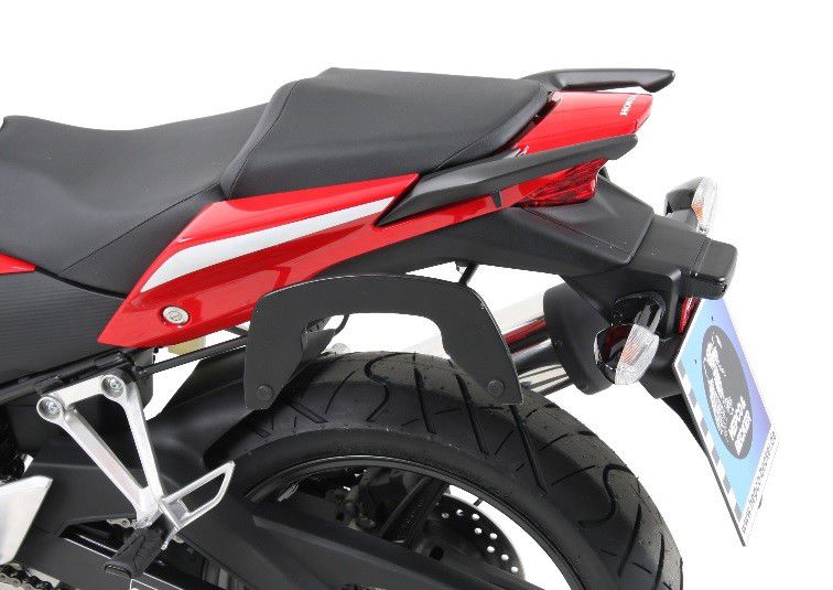 Hepco & Becker C-Bow pannier rack set black for Honda CBR300R from 2015 to 2016
