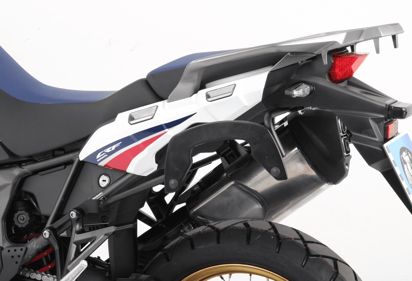 Hepco & Becker C-Bow pannier rack set black for Honda CRF1000L Africa Twin from 2016 to 2017