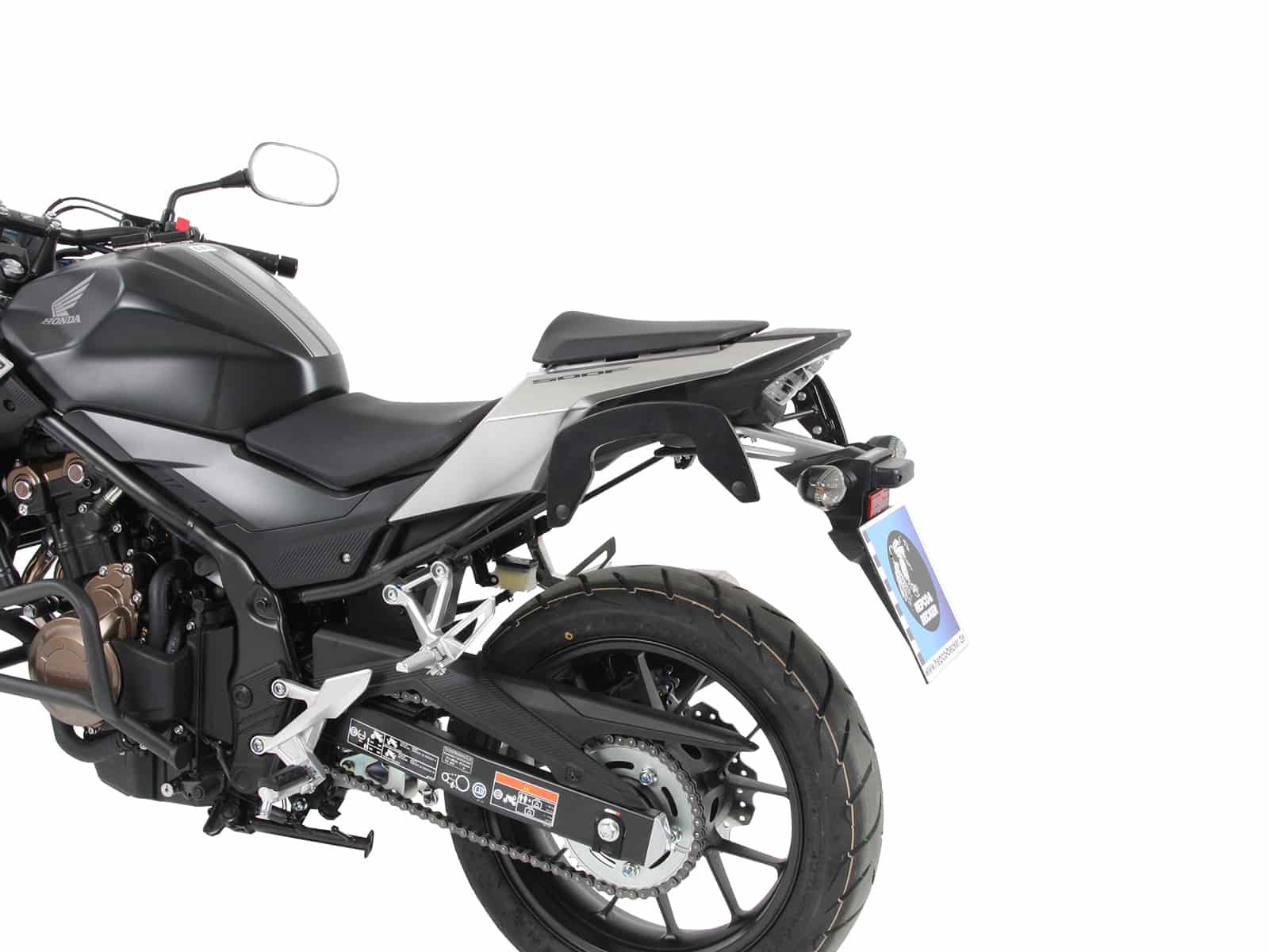 Hepco & Becker C-Bow pannier rack set anthracite for Honda CBR500R 16-18